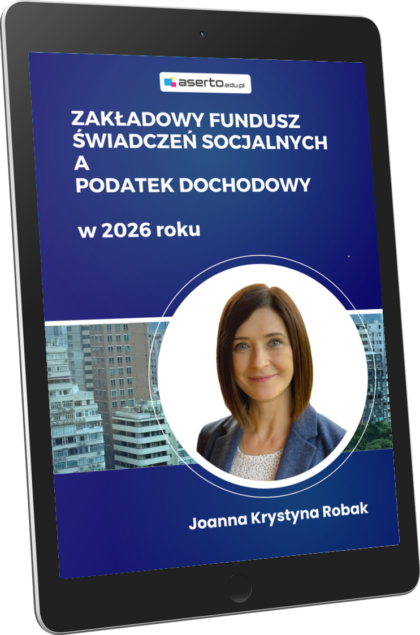 E-book - Zakładowy Fundusz Świadczeń Socjalnych a podatek dochodowy w 2026 roku - ISBN 978-83-979657-2-0