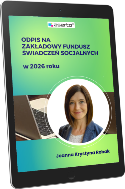 E-book - Odpis na Zakładowy Fundusz Świadczeń Socjalnych w 2026 roku - ISBN 978-83-979657-7-5